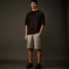 Metropolis Series Stretch Fleece Short Sleeve Sweatshirt
