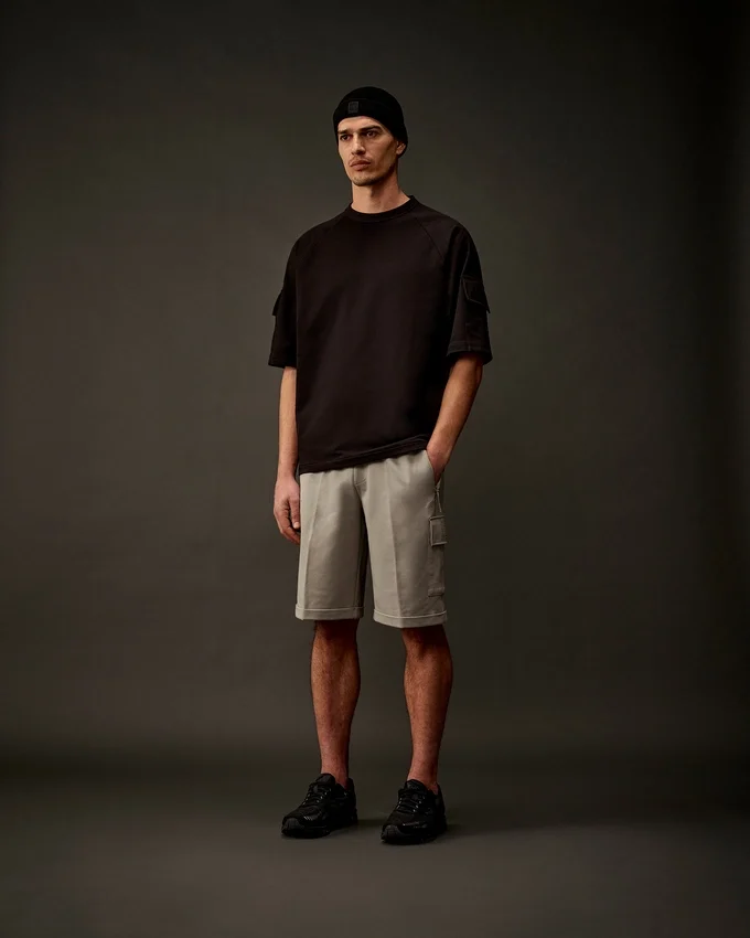 Metropolis Series Stretch Fleece Short Sleeve Sweatshirt