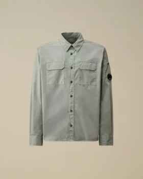 Organic Gabardine Long Sleeve Lens Shirt