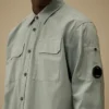 Organic Gabardine Long Sleeve Lens Shirt