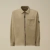 Organic Gabardine Zipped Lens Overshirt
