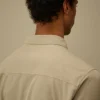 Organic Gabardine Zipped Lens Overshirt