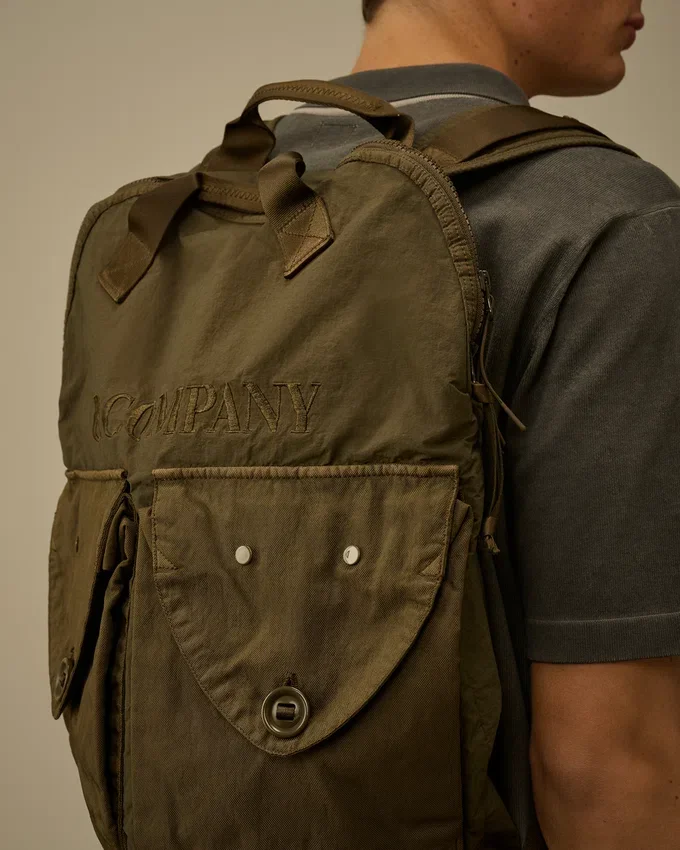 Panama-R Mixed Zip Backpack