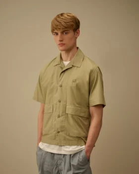 Popeline Boxy Short Sleeve Shirt