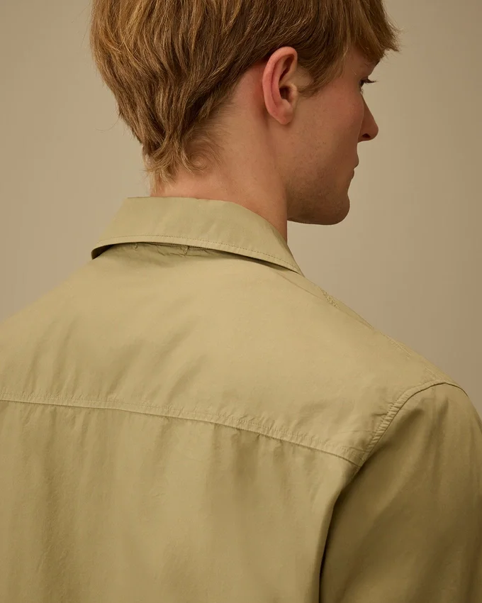 Popeline Boxy Short Sleeve Shirt