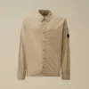Popeline Long Sleeve Lens Button Shirt