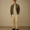 Popeline Long Sleeve Lens Button Shirt