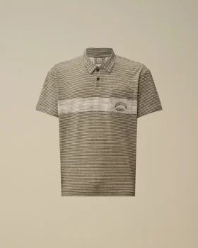 Printed Jersey 20/1 Short Sleeve Logo Polo