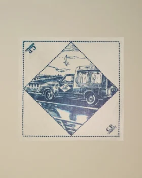 Printed Muslin Graphic Bandana