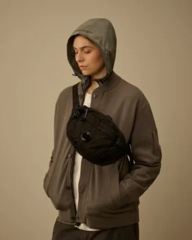 Reversible Cotton Mixed Hooded Sweater