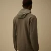 Reversible Cotton Mixed Hooded Sweater