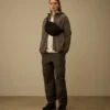 Reversible Cotton Mixed Hooded Sweater