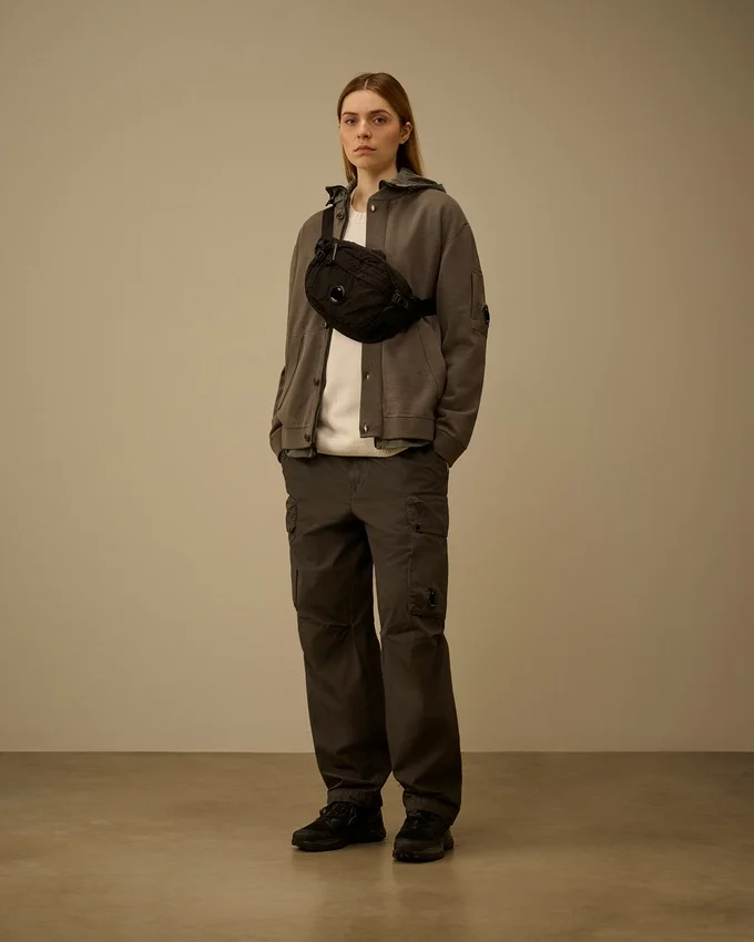 Reversible Cotton Mixed Hooded Sweater