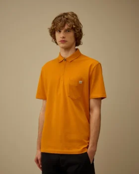 Stretch Piquet Short Sleeve Chest Pocket Polo
