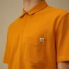 Stretch Piquet Short Sleeve Chest Pocket Polo