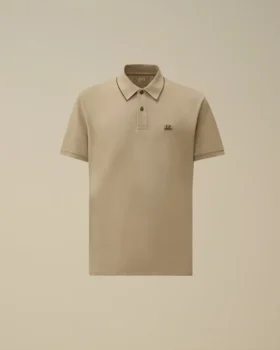 Stretch Piquet Short Sleeve Logo Polo