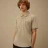 Stretch Piquet Short Sleeve Logo Polo