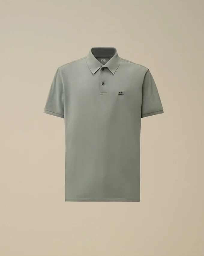 Stretch Piquet Short Sleeve Point Collar Polo