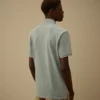 Stretch Piquet Short Sleeve Point Collar Polo