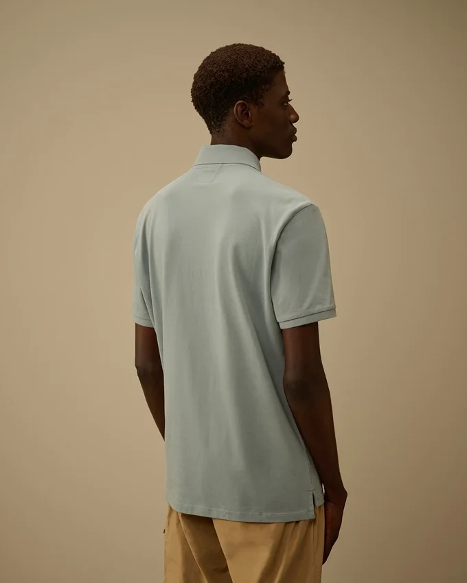 Stretch Piquet Short Sleeve Point Collar Polo