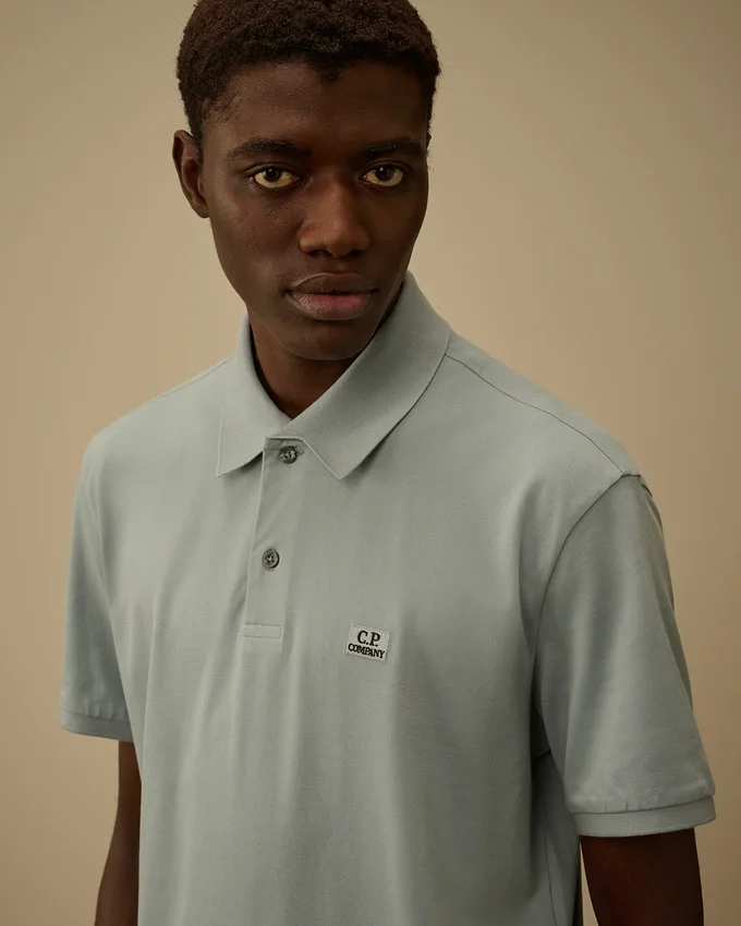 Stretch Piquet Short Sleeve Point Collar Polo