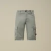 Stretch Sateen Cargo Lens Shorts