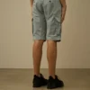 Stretch Sateen Cargo Lens Shorts
