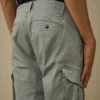 Stretch Sateen Cargo Lens Shorts