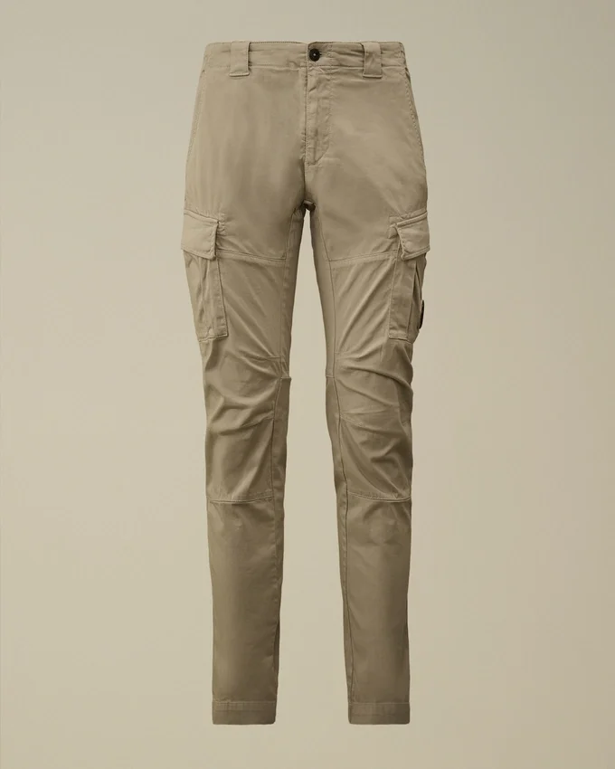Stretch Sateen Ergonomic Lens Cargo Pants