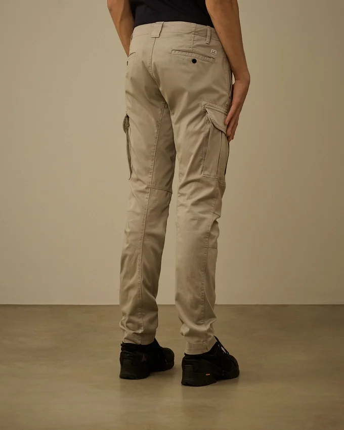 Stretch Sateen Ergonomic Lens Cargo Pants