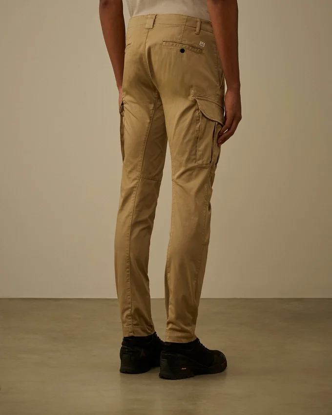 Stretch Sateen Ergonomic Logo Cargo Pants