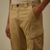 Stretch Sateen Ergonomic Logo Cargo Pants
