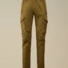 Stretch Sateen Ergonomic Rounded Pockets Lens Cargo Pants