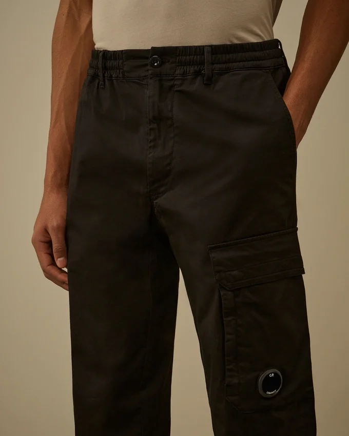 Stretch Sateen Regular Cargo Pants