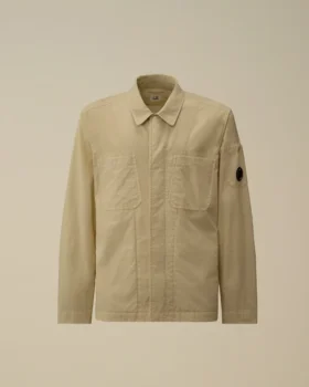 Taylon P Chest Pockets Lens Button Overshirt