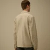 Taylon P Chest Pockets Lens Button Overshirt