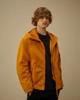 Twill Hooded Lens Jacket