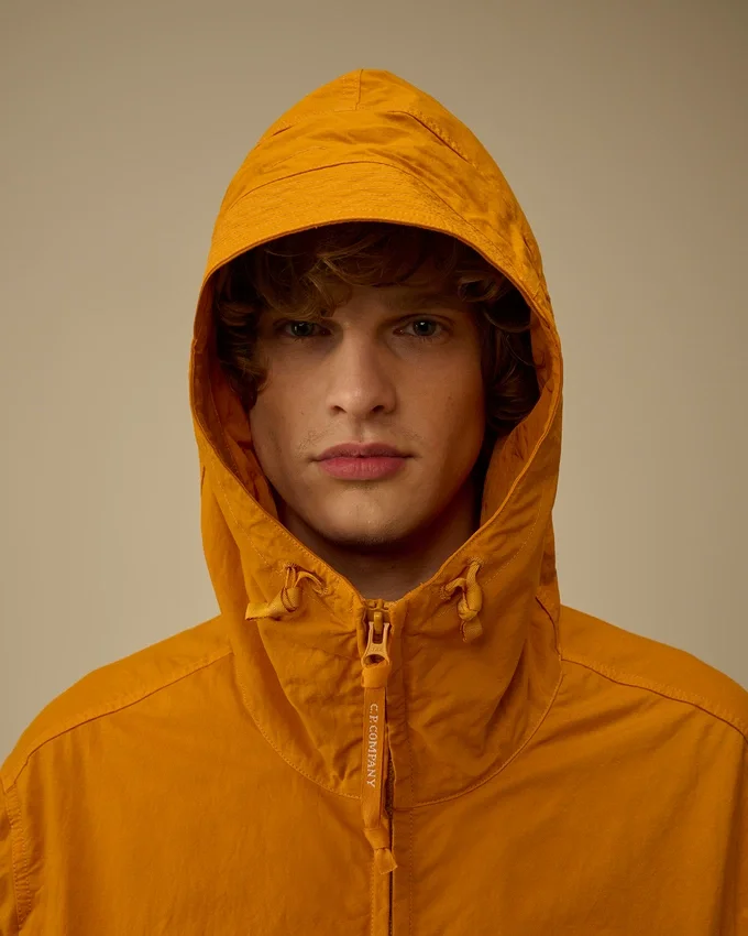 Twill Hooded Lens Jacket
