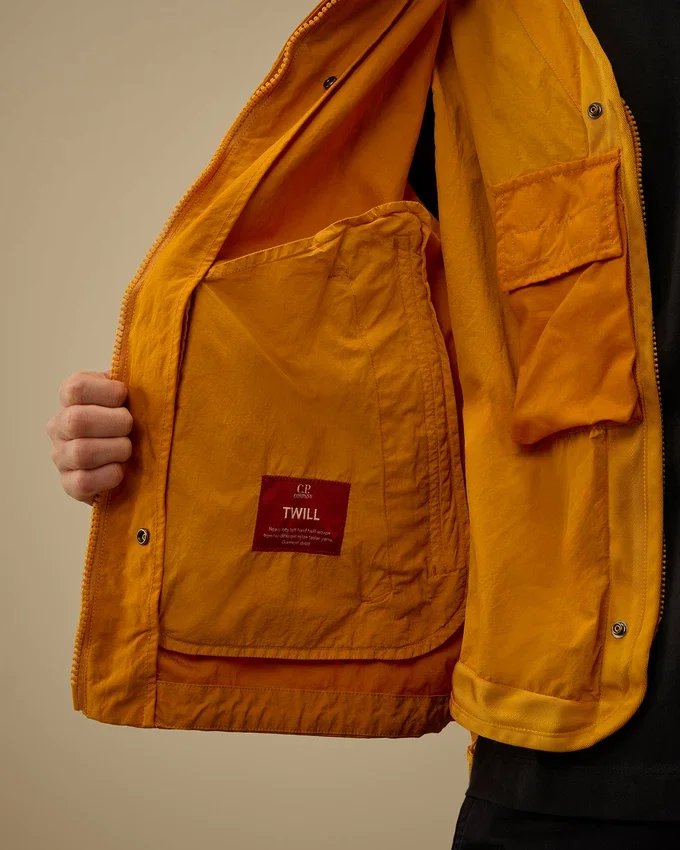 Twill Hooded Lens Jacket