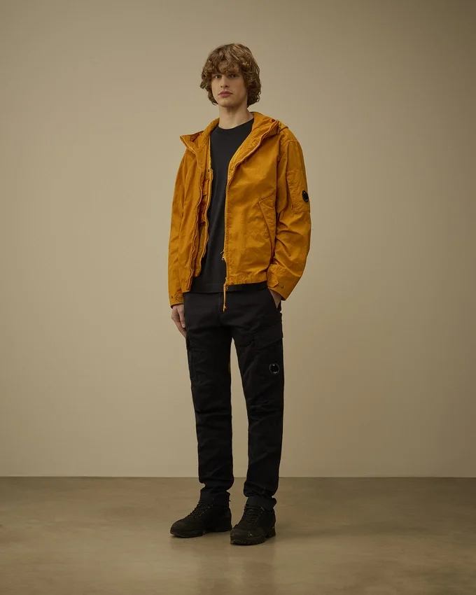 Twill Hooded Lens Jacket