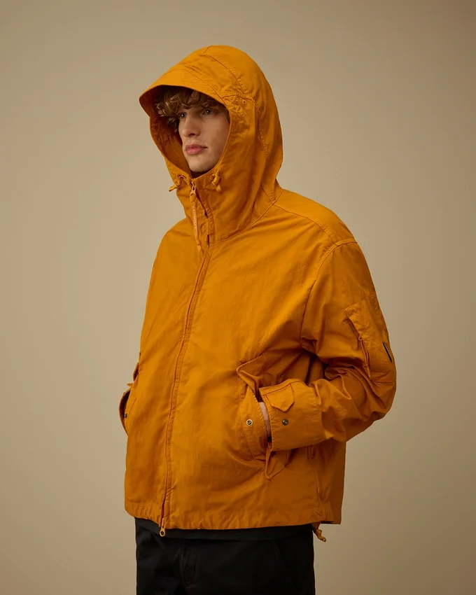 Twill Hooded Lens Jacket