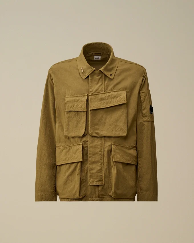 Twill Zip Lens Jacket