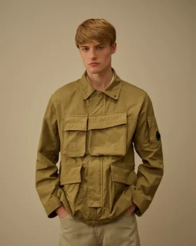 Twill Zip Lens Jacket