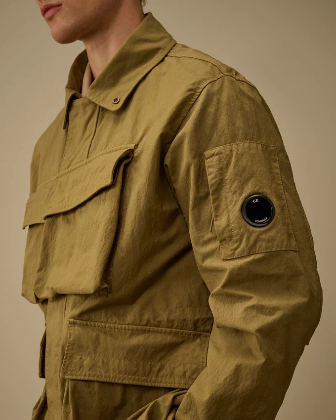 Twill Zip Lens Jacket