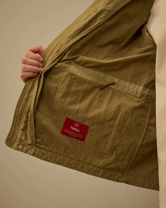 Twill Zip Lens Jacket