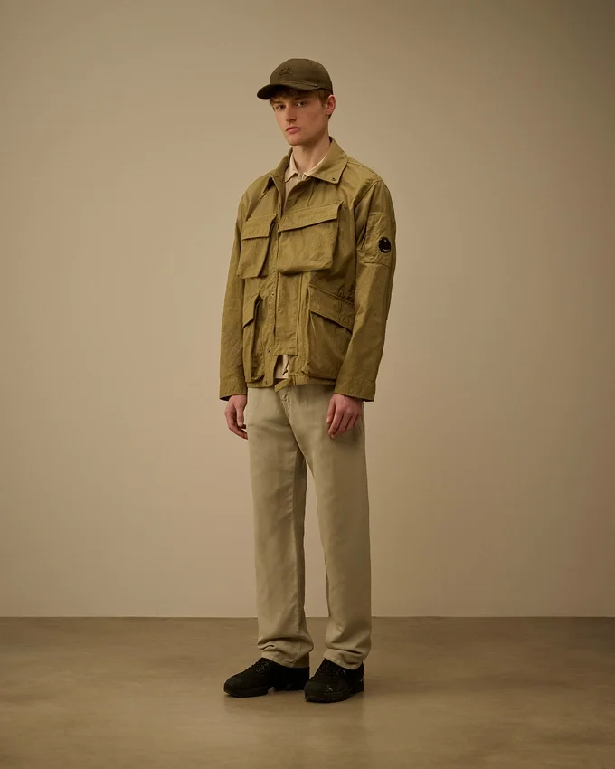 Twill Zip Lens Jacket