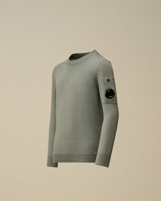 U16 Cotton Crewneck Lens Sweater
