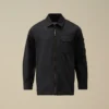 U16 Cotton Gabardine Long Sleeve Zipped Shirt