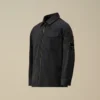 U16 Cotton Gabardine Long Sleeve Zipped Shirt