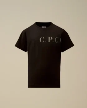 U16 Cotton Jersey 30/1 Short Sleeve Chest-Back Logo T-Shirt
